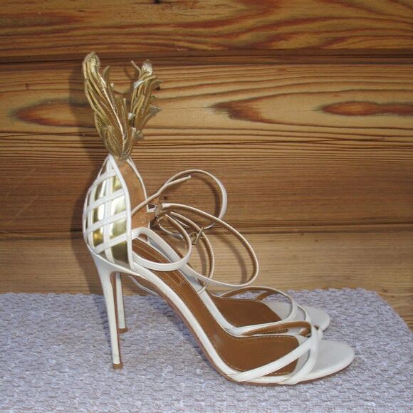 Aquazzura Pineapple Sandals Heels - Picture 5 of 11